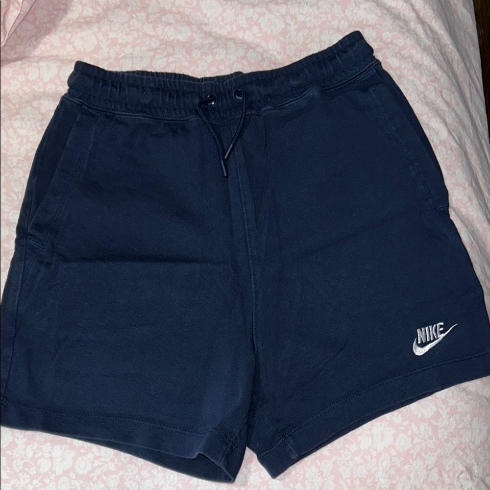 Nike Blue Athletic Shorts with Elastic Waistband